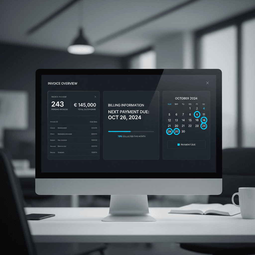 Payment schedule and billing management